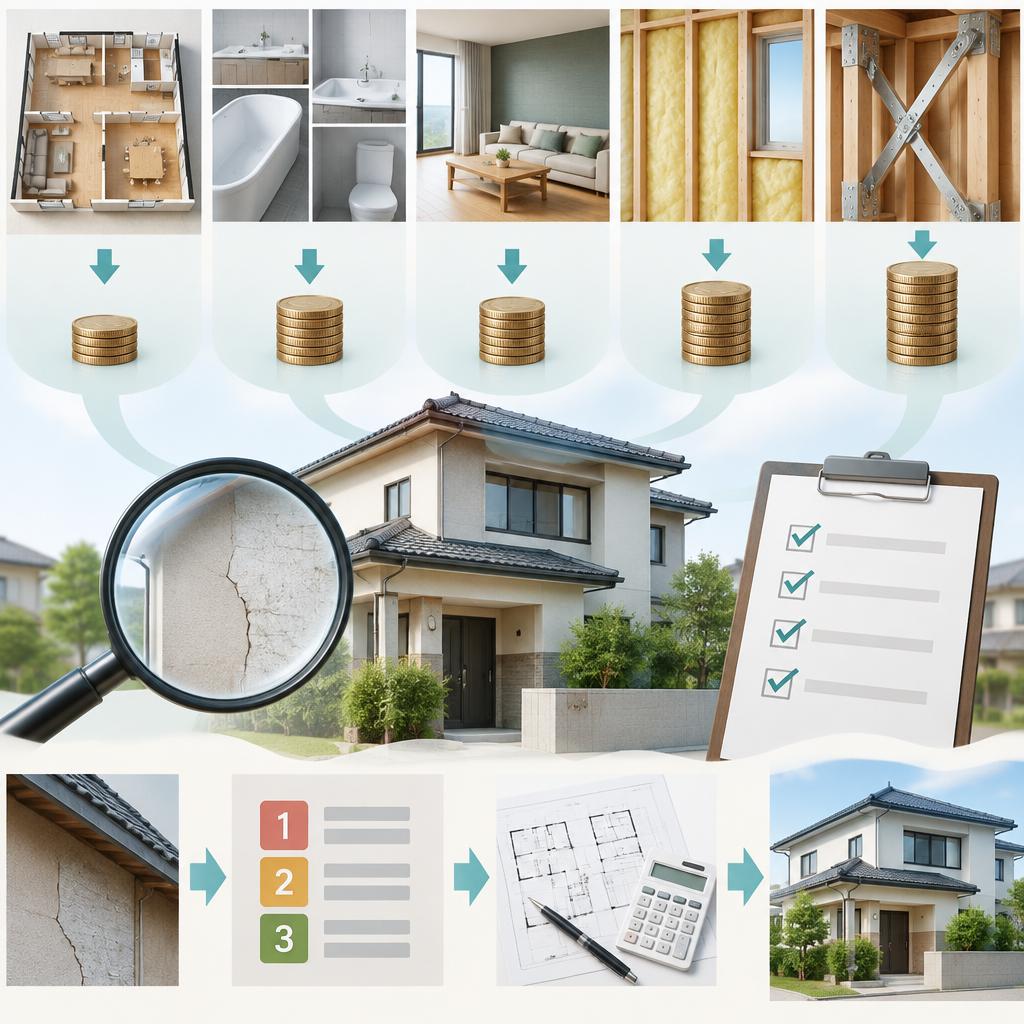 予算内でどこまでできる？工事範囲と費用の考え方